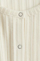 Rib-knit Cardigan