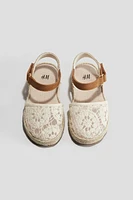 Crochet-Look Sandals