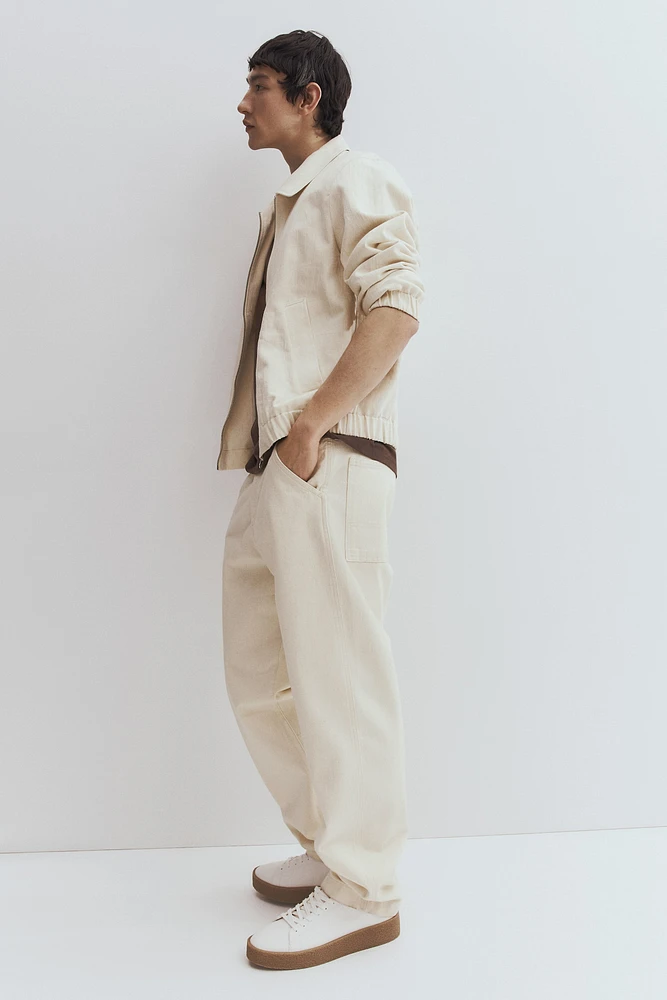 Regular-Fit Linen-Blend Jacket