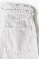 Wide-Leg Belted Jeans