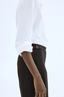 Strap-Detail Pants