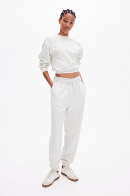 Pantalon jogging taille haute