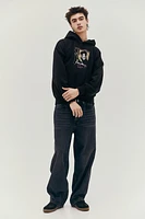 Oversized Fit Printed Hoodie