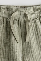 Cotton Muslin Shorts