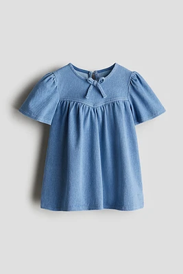 Denim-Look Dress