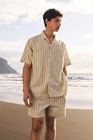 Cotton Pajama Shirt and Shorts