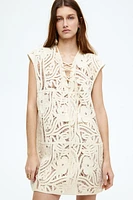 Crochet-Look Dress