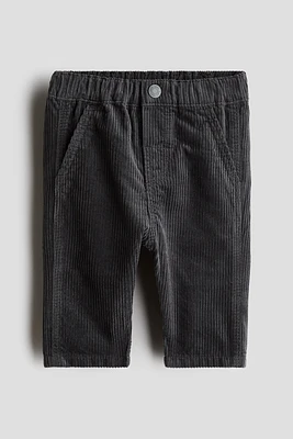Pantalon en velours de coton côtelé