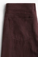 Wide-Leg Linen-Blend Pants