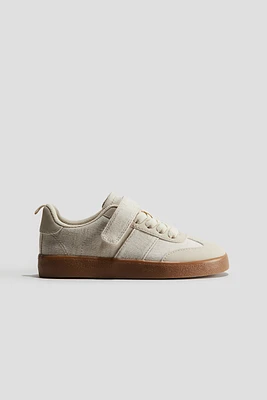 Linen-Blend Sneakers