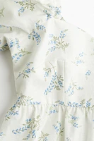 Robe à manches bouffantes