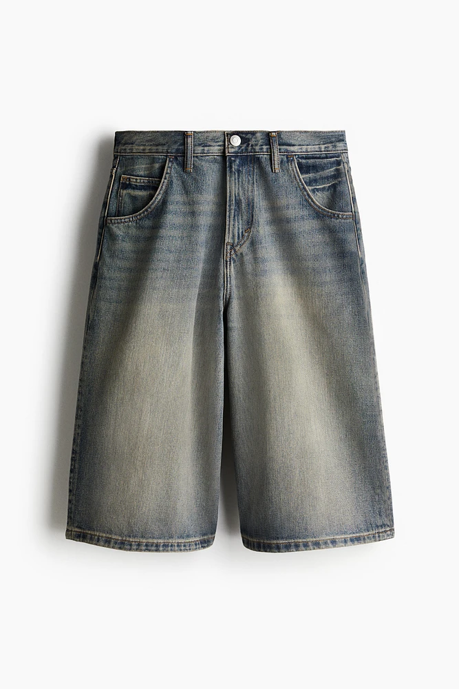 Short Super ample en denim