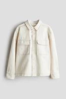 Loose-Fit Twill Overshirt