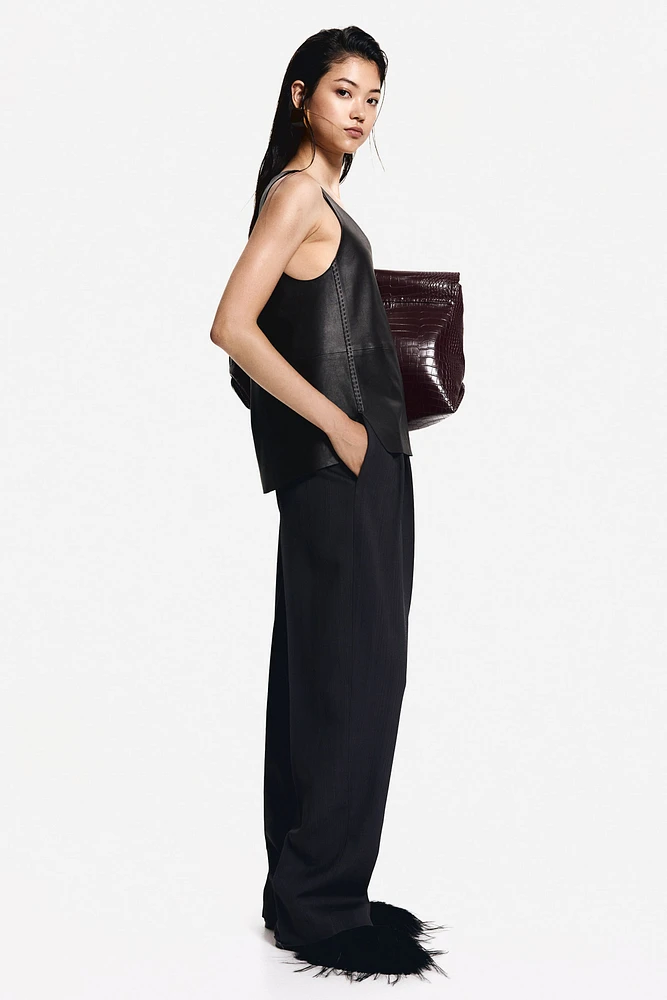 Wool-Blend Dress Pants