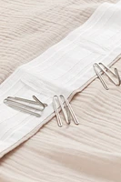 2-pack Muslin Curtain Panels