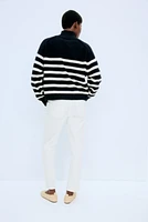 MAMA Straight Ankle Jeans