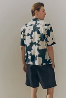 Relaxed-Fit Linen-Blend Shorts