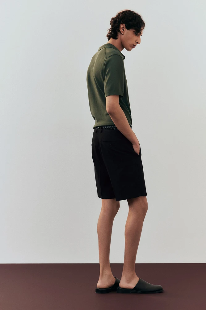 Regular-Fit Lyocell-Blend Chino Shorts