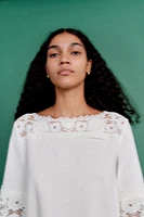 Lace-Detail Dress