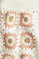 Crocheted Cotton Shorts