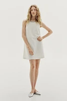Rhinestone-Trimmed Dress