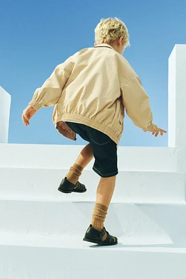 Loose-Fit Twill Jacket