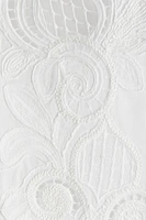 Eyelet-Embroidered Cotton Blouse