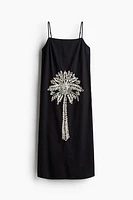 Embroidered Strappy Dress
