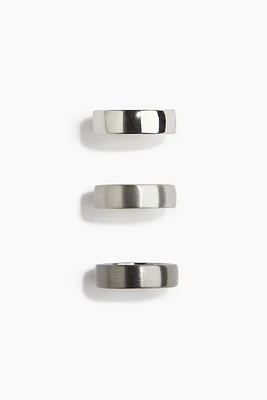 Lot de 3 bagues