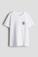 T-shirt en coton avec motif