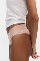 3-Pack Invisible Cotton Hipster Briefs
