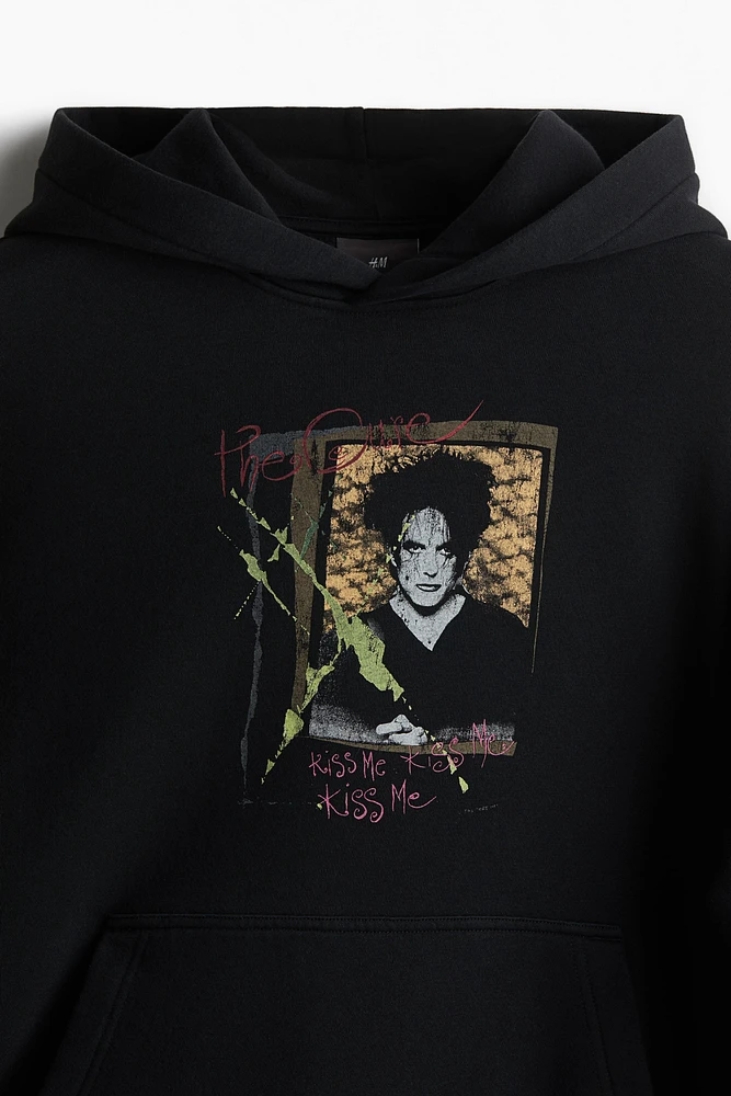 Oversized Fit Printed Hoodie
