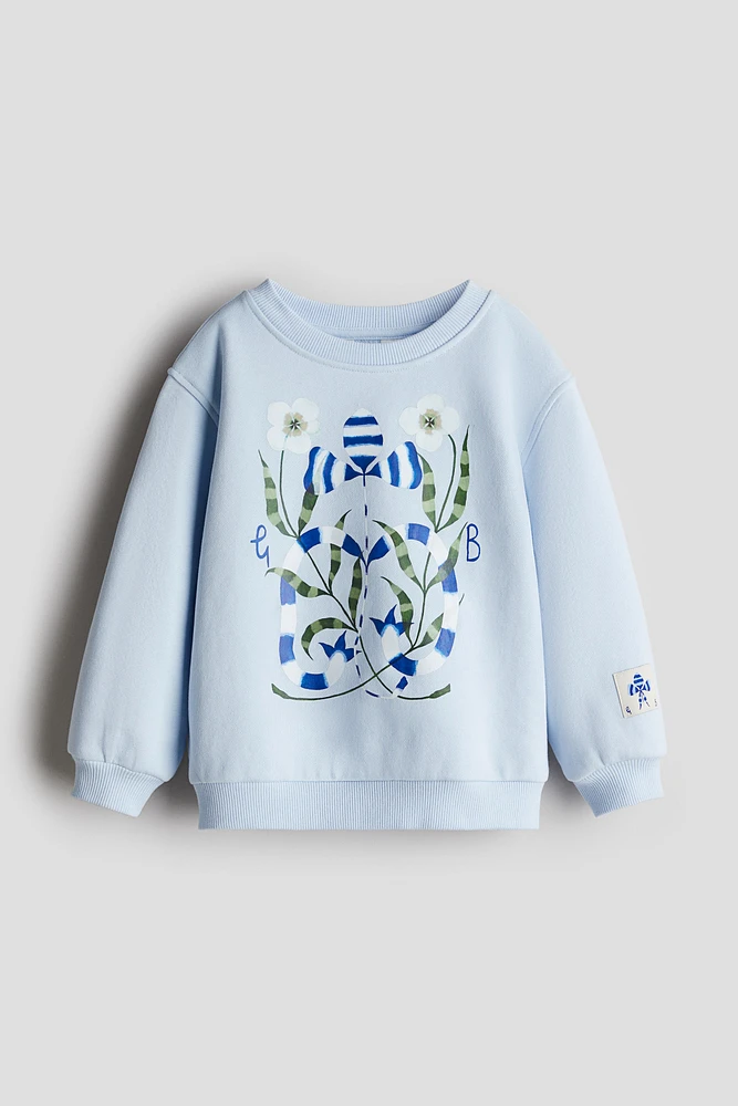 Printed Cotton Sweatshirt
