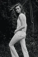 Flared Low Jeans