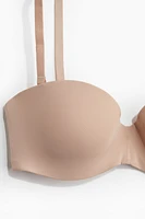 Padded Microfiber Balconette Bra