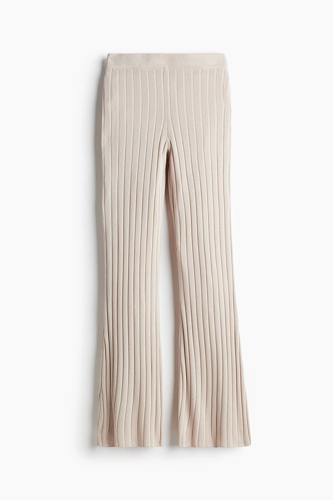 Rib-knit Pants