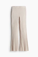 Rib-knit Pants