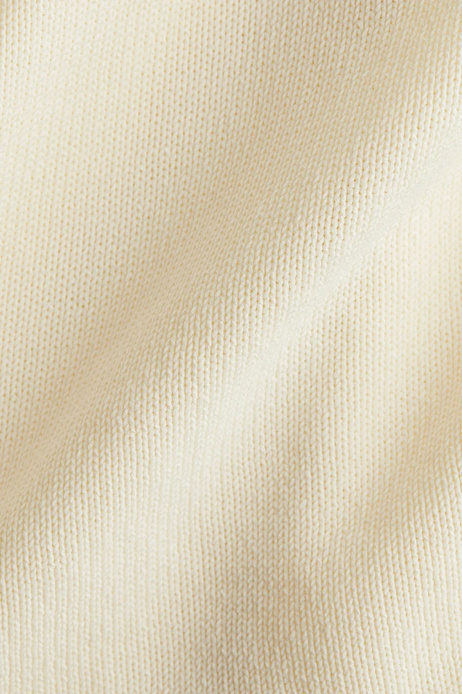 Roll-edge Sweater