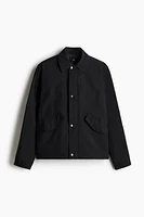 Veste utilitaire en nylon à coupe régulière