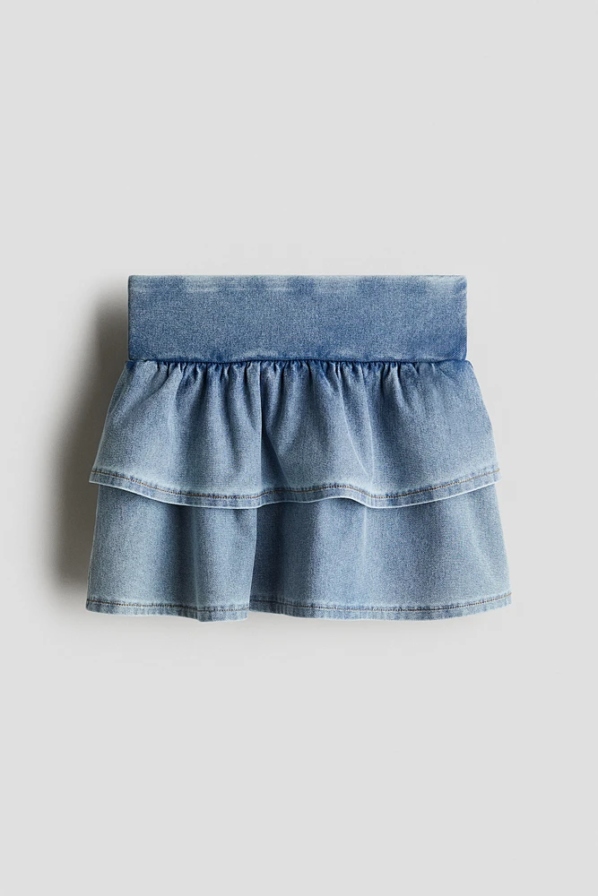 Denim-Look Skirt