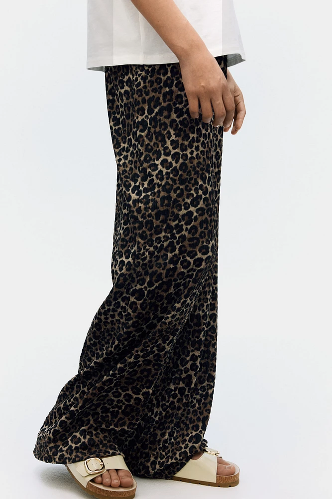 Textured Jersey Pants