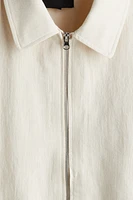 Regular-Fit Linen-Blend Jacket