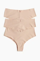 3-pack Invisible Cheeky Hipster Briefs