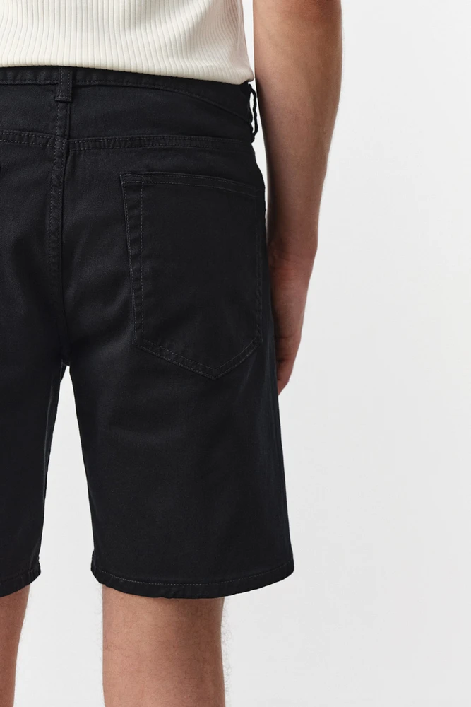 Regular-Fit Twill Shorts