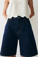 Denim Bermuda Shorts