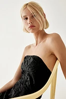 Embossed Mini Dress