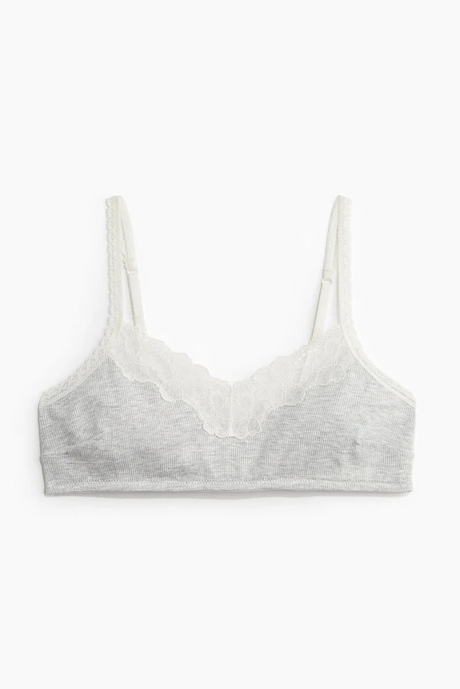 Soft-Cup Cotton Bra