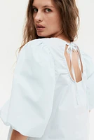 Puff-Sleeved Blouse