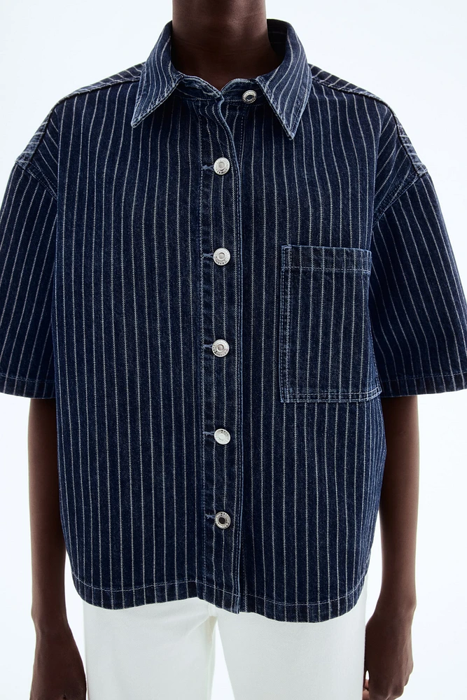 Oversized Denim Shirt