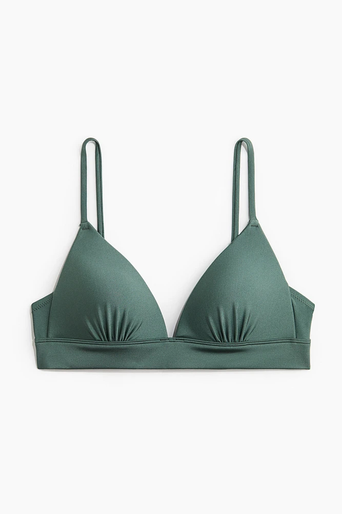 Haut de bikini triangle pigeonnant